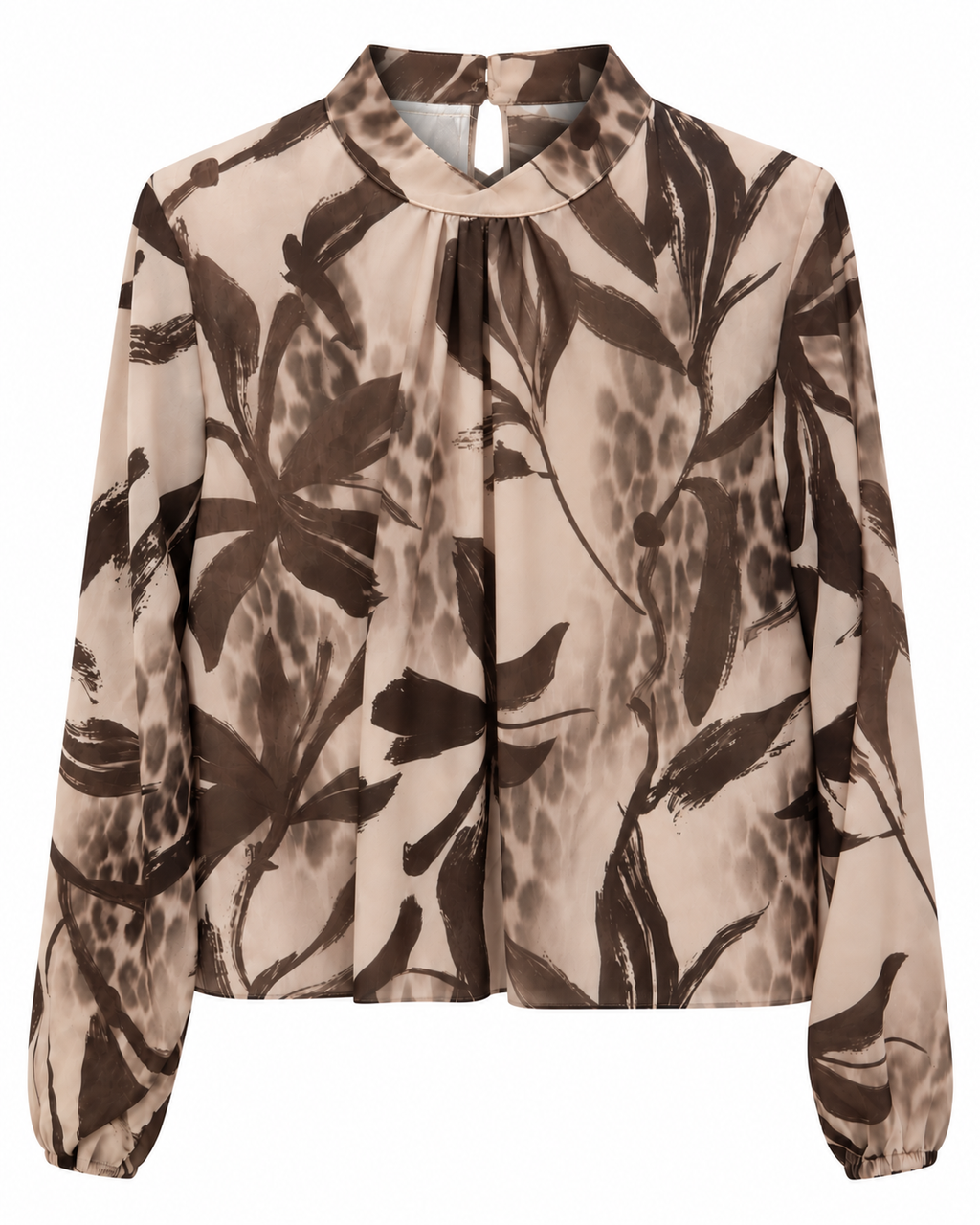 Blusa cropped in fantasia