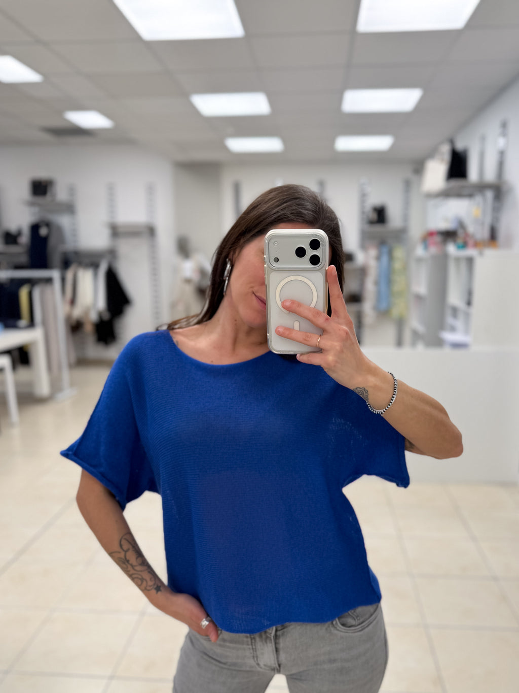 T-shirt in filato