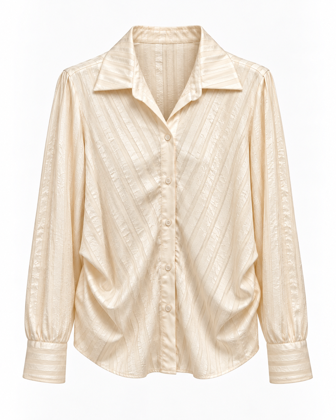 Camicia donna elegante effetto satin