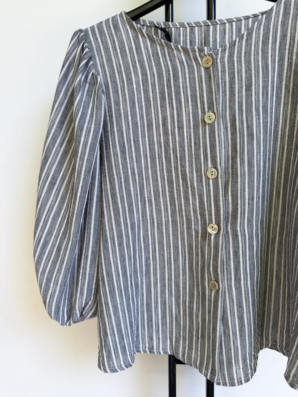 Camicia con manica a palloncino