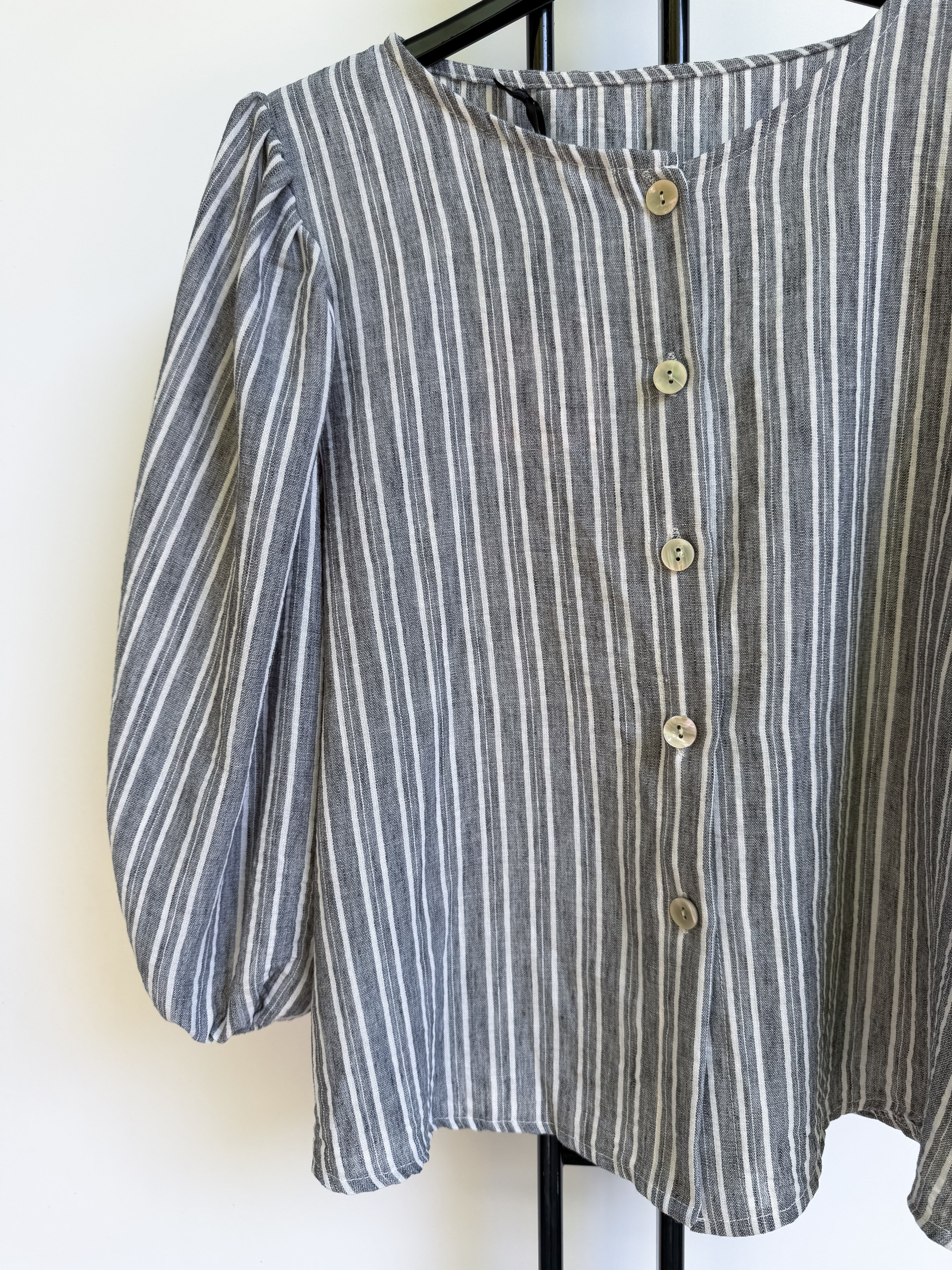 Camicia con manica a palloncino