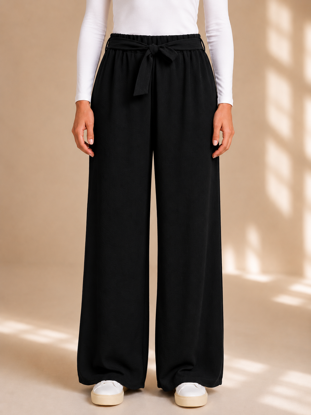 Pantalone a palazzo con fusciacca