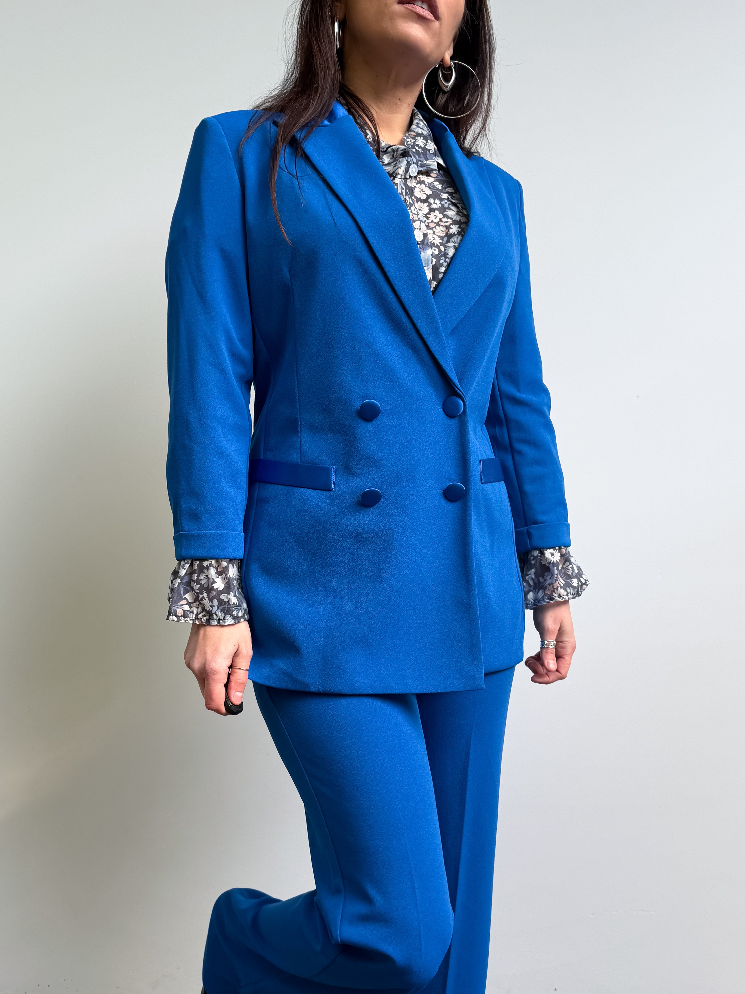 Giacca profili in raso