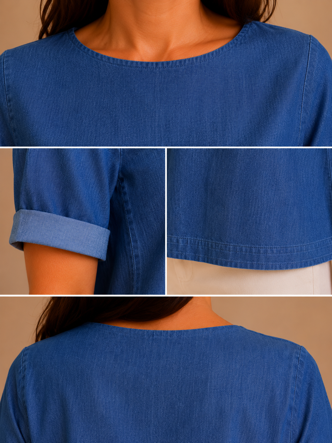 Blusa simil jeans