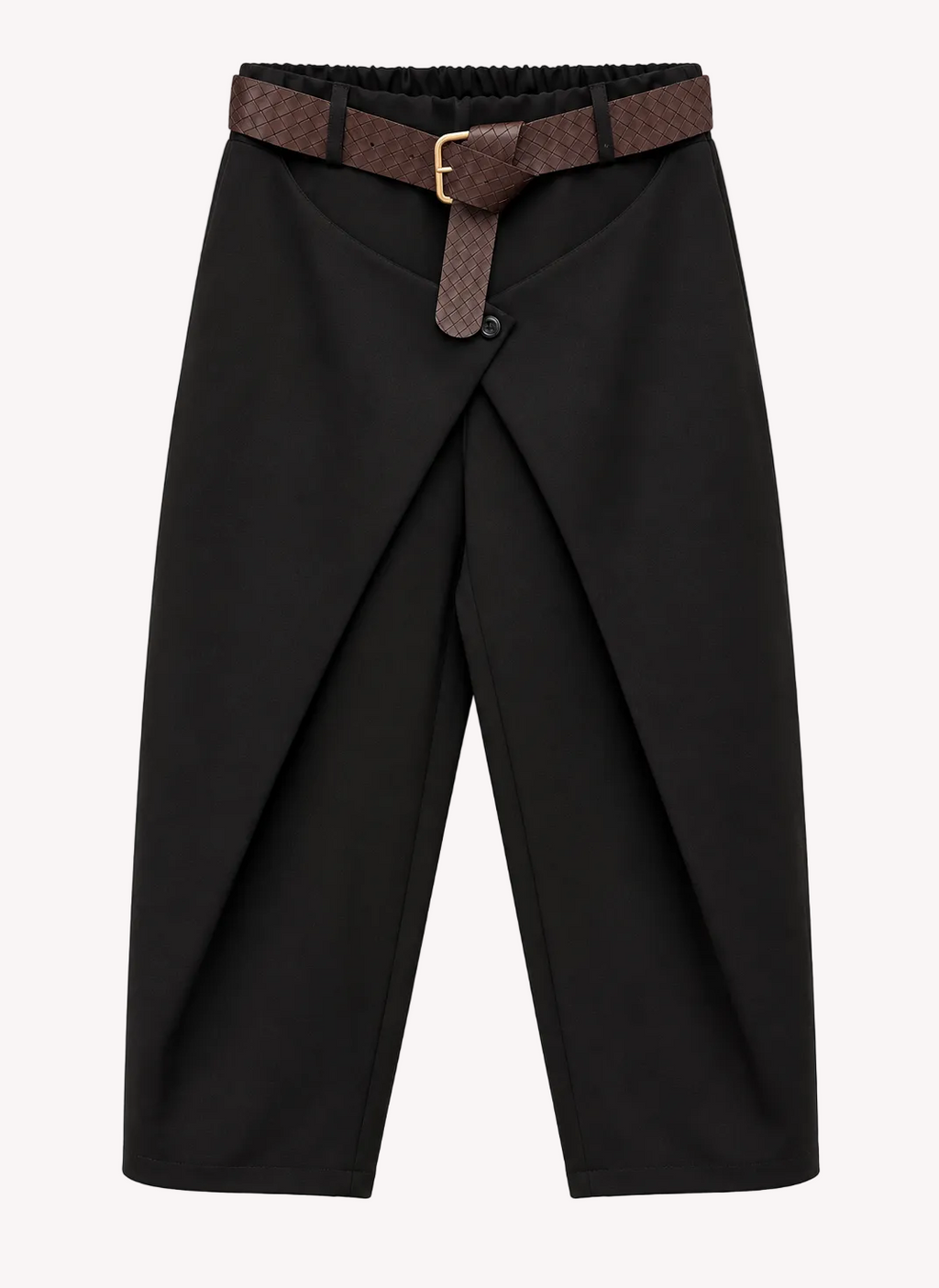 Pantalone con incrocio