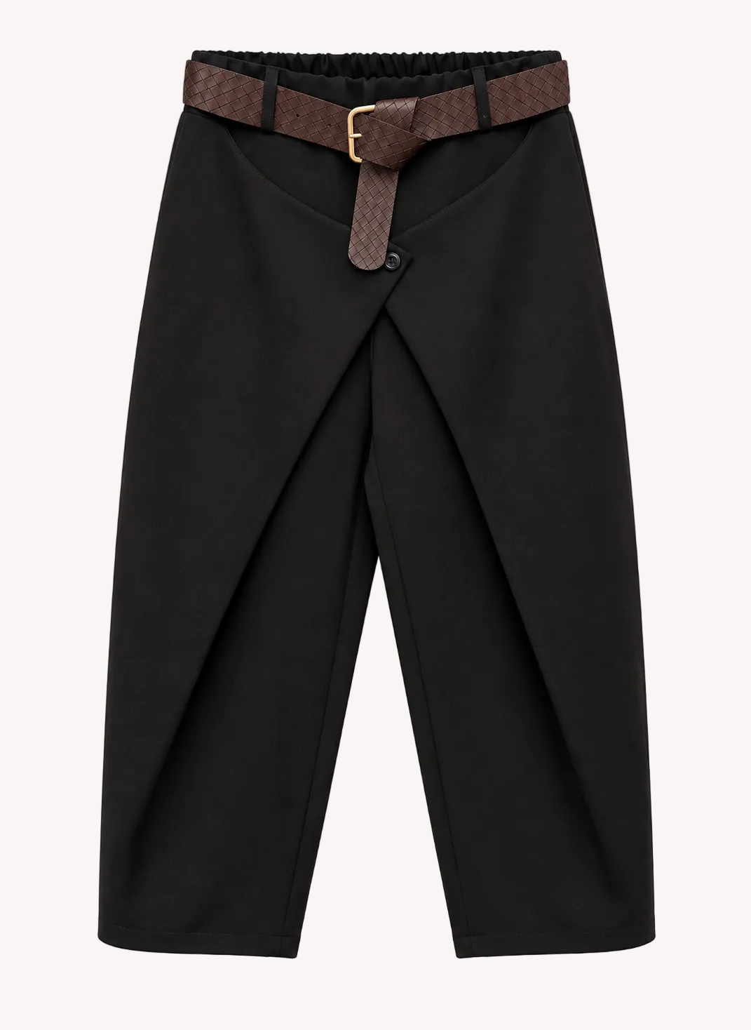 Pantalone con incrocio
