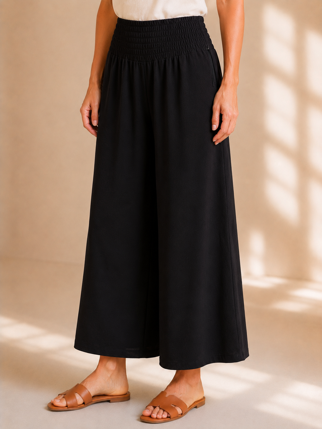 Pantalone ampio con elastico
