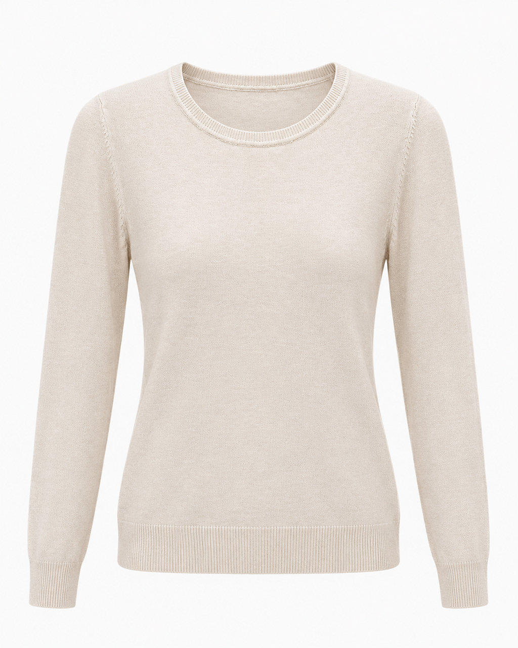Maglia basic girocollo vestibilità slim