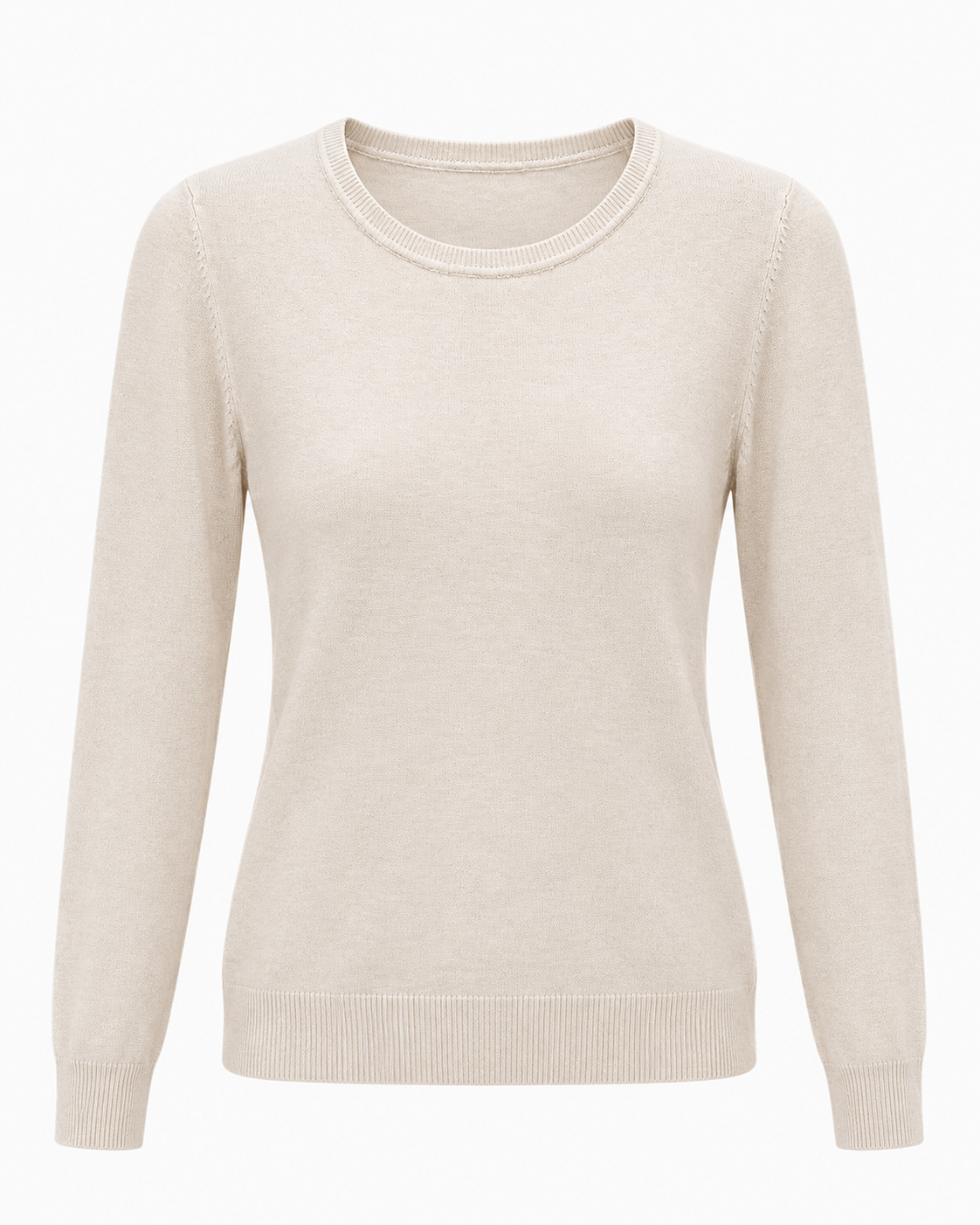 Maglia basic girocollo vestibilità slim