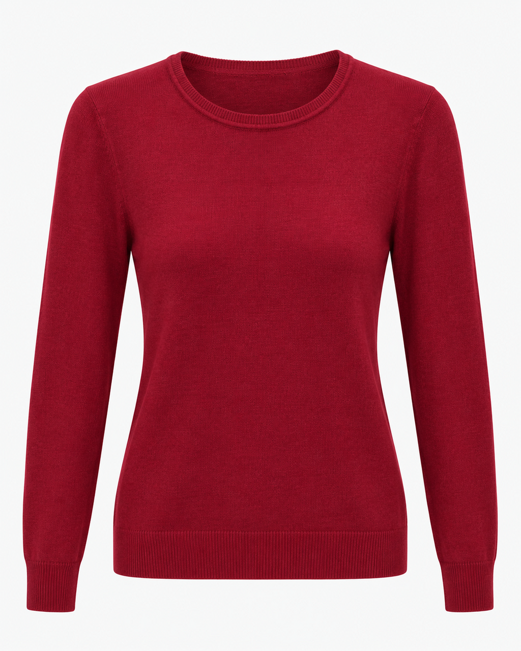 Maglia basic girocollo vestibilità slim
