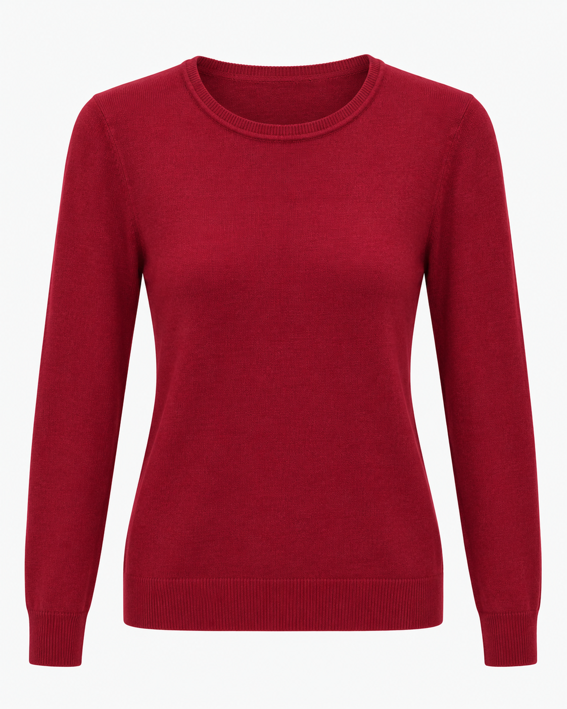 Maglia basic girocollo vestibilità slim