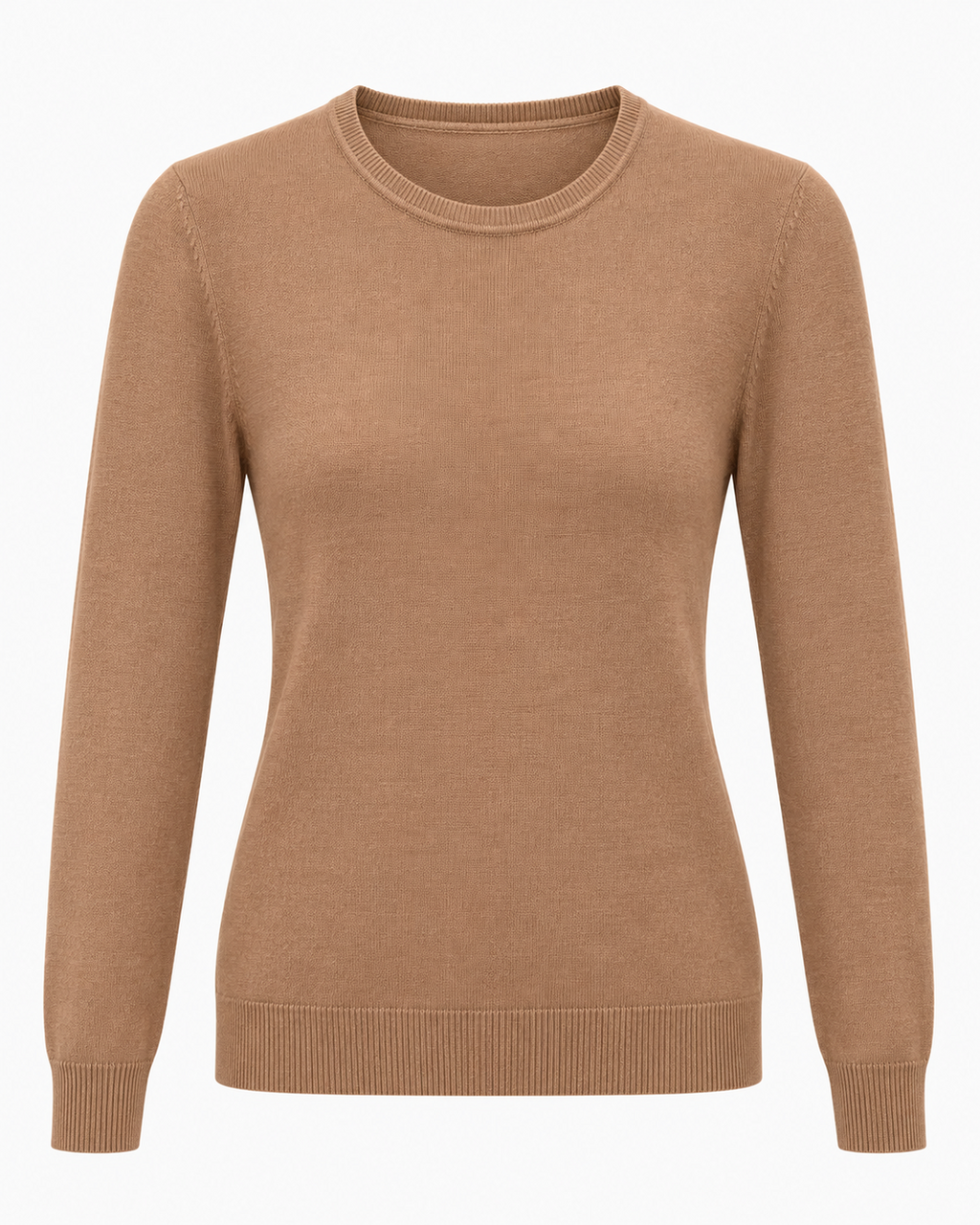 Maglia basic girocollo vestibilità slim