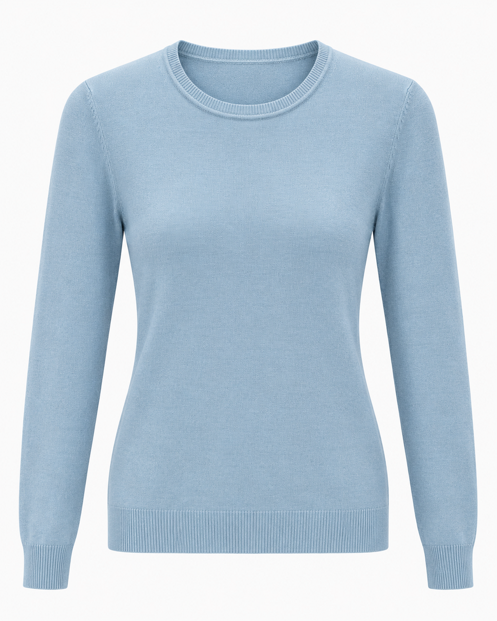 Maglia basic girocollo vestibilità slim