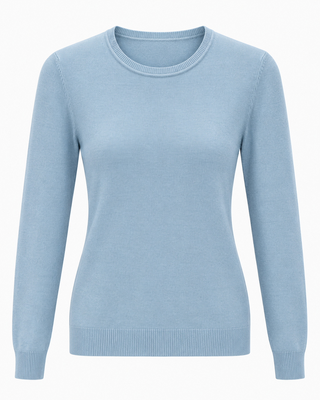 Maglia basic girocollo vestibilità slim
