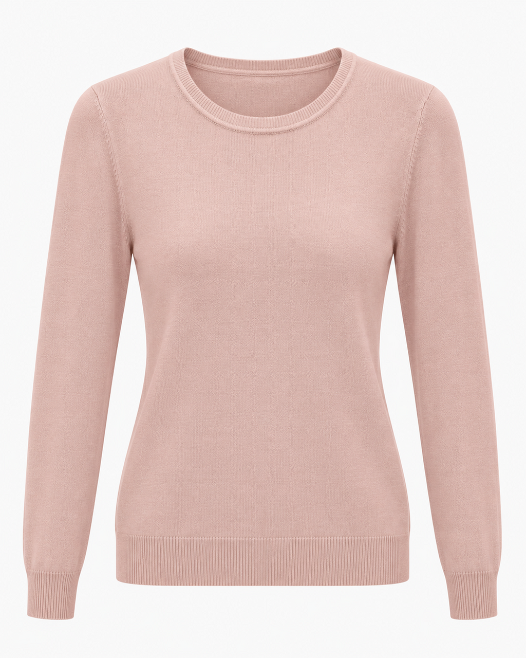 Maglia basic girocollo vestibilità slim