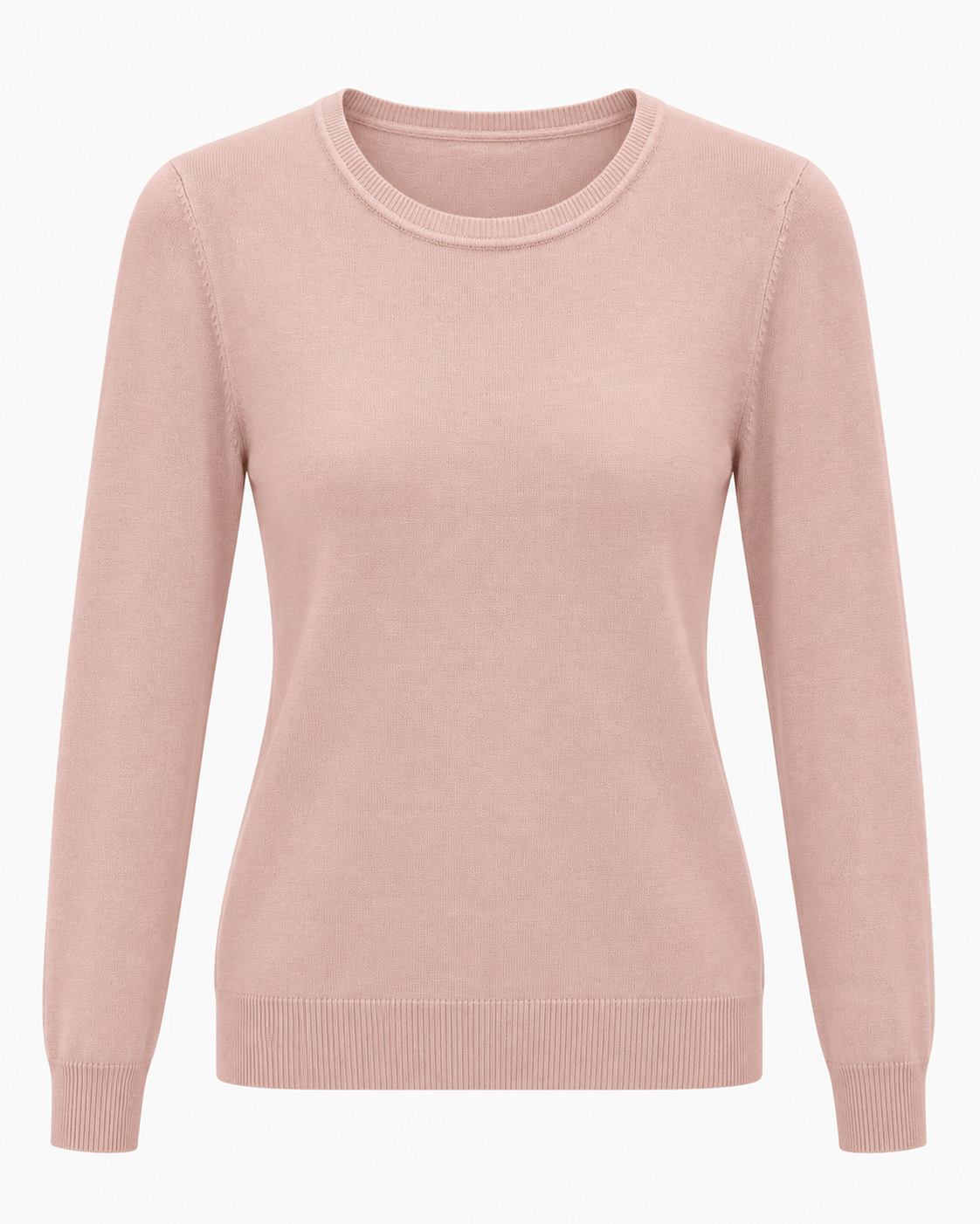 Maglia basic girocollo vestibilità slim