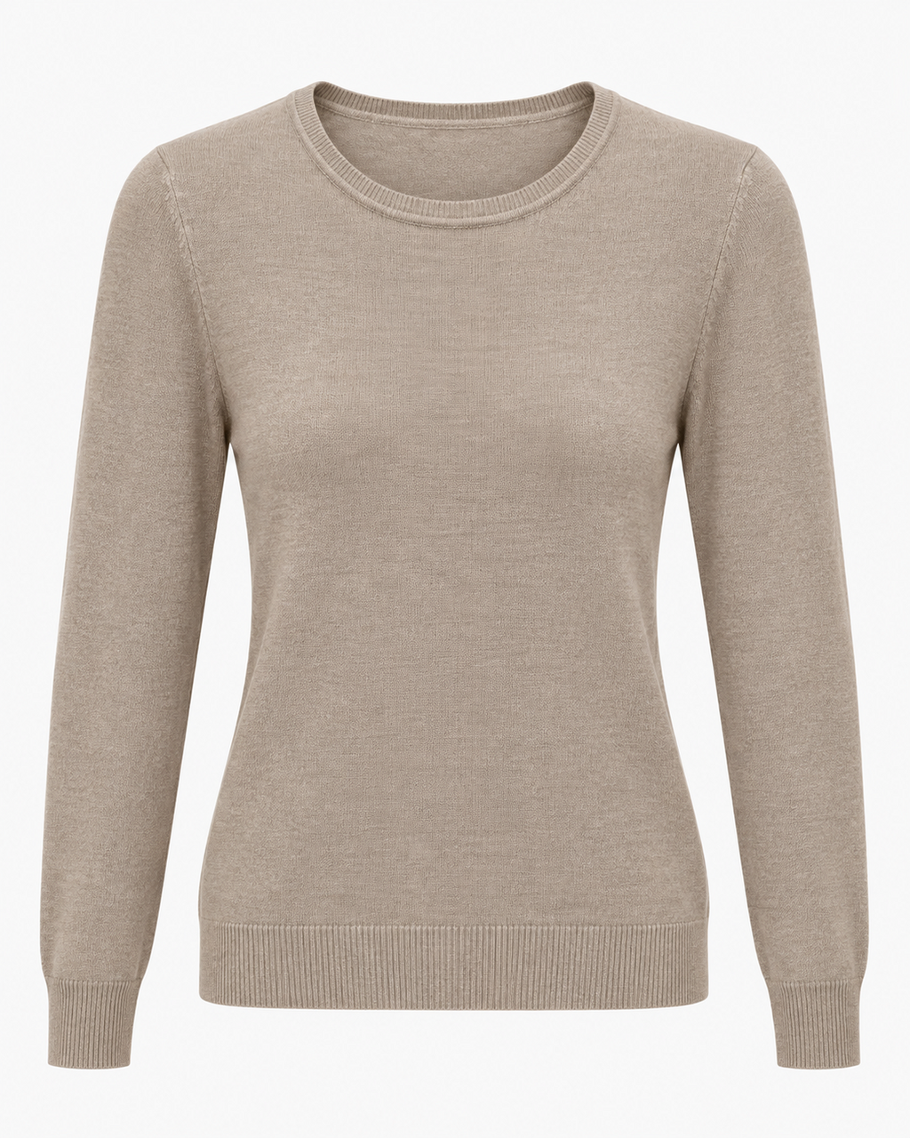 Maglia basic girocollo vestibilità slim
