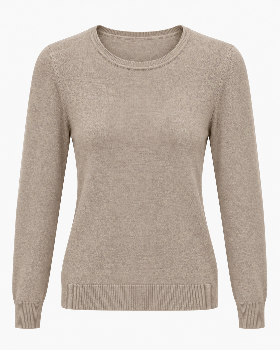 Maglia basic girocollo vestibilità slim