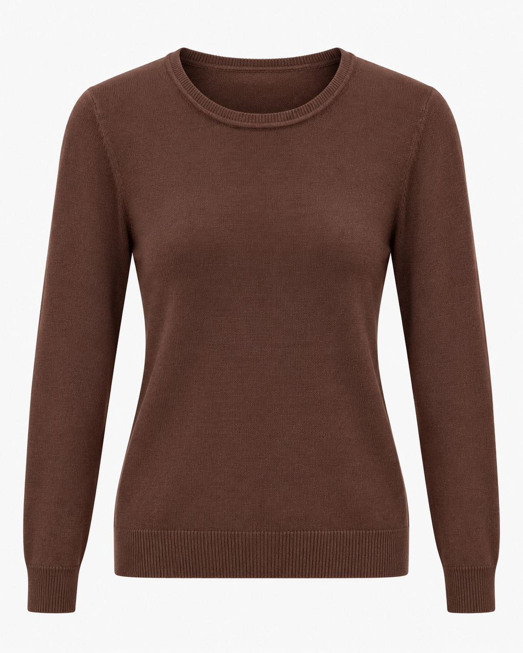 Maglia basic girocollo vestibilità slim