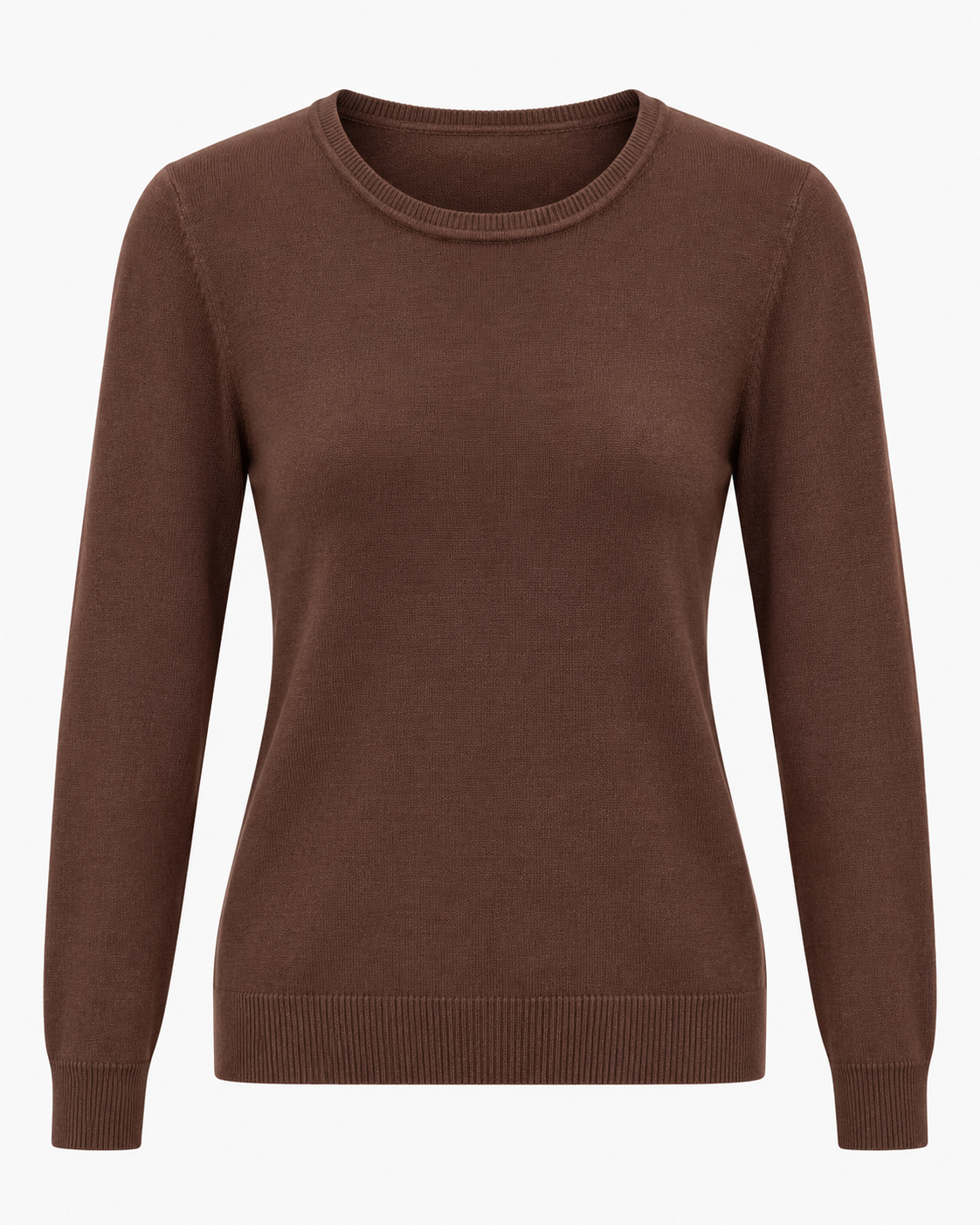 Maglia basic girocollo vestibilità slim