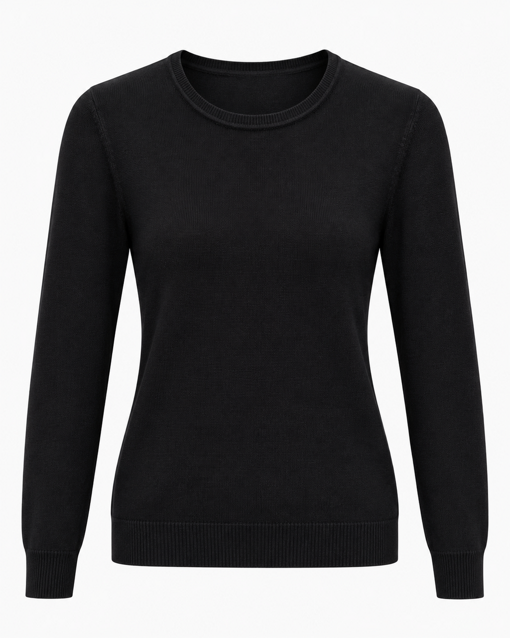 Maglia basic girocollo vestibilità slim