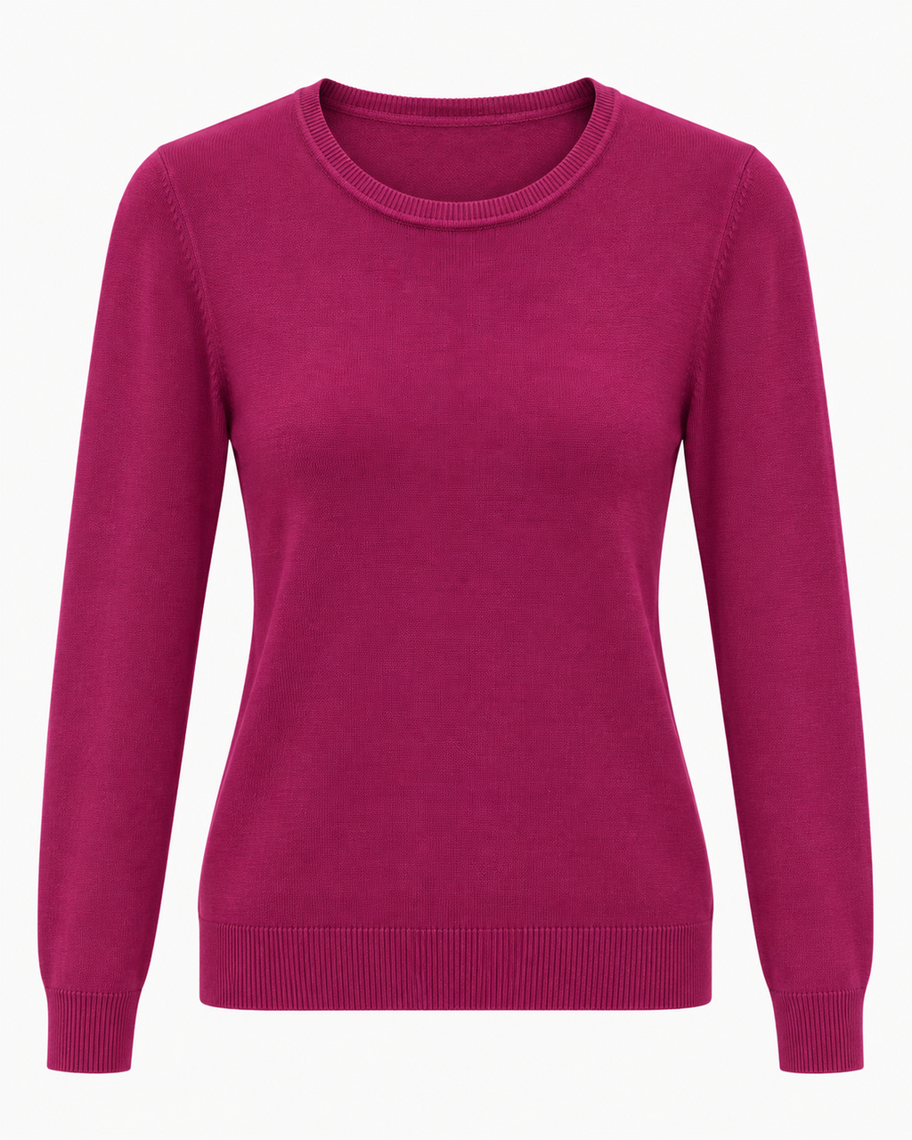 Maglia basic girocollo vestibilità slim