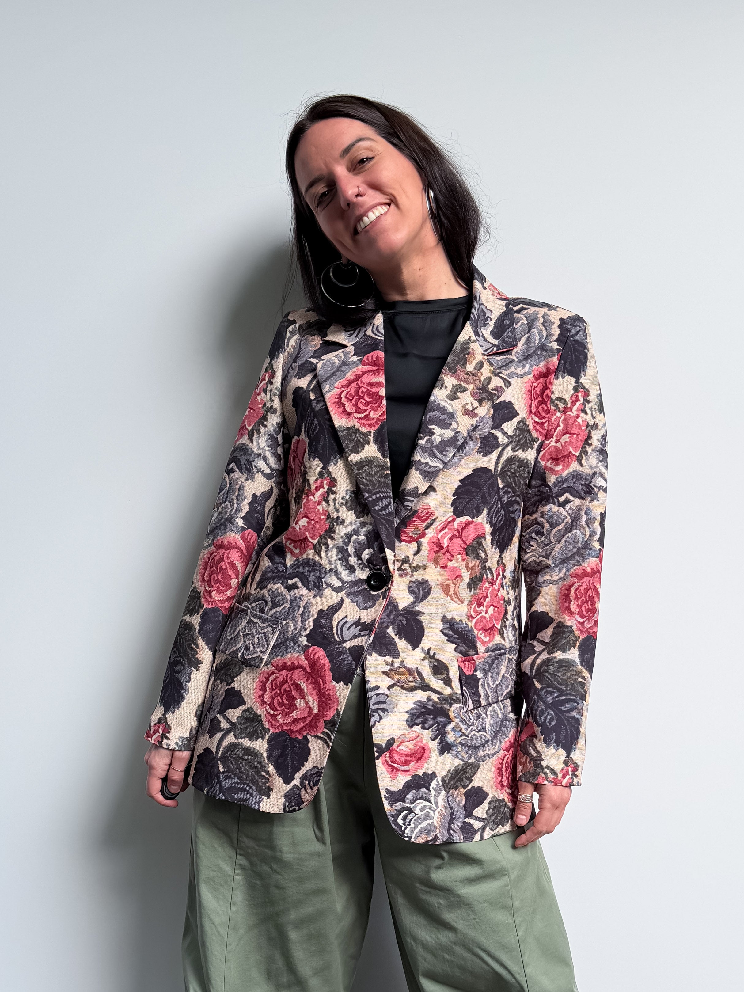 Blazer fantasia floreale