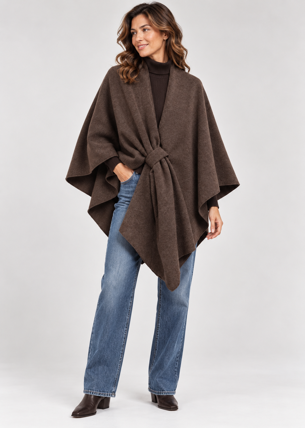 Mantella donna con passante frontale