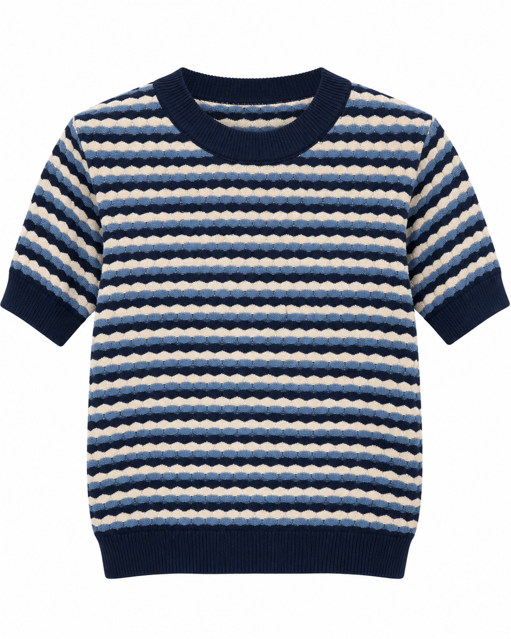 Maglia in filato a righe