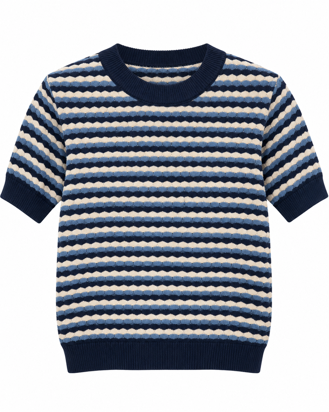 Maglia in filato a righe