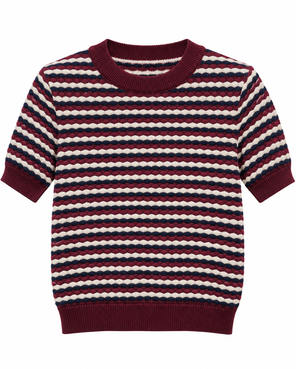 Maglia in filato a righe