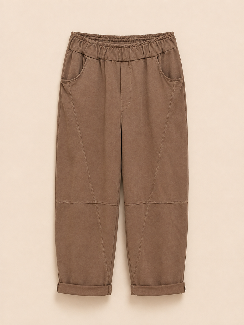 Pantalone morbido con elastico in vita