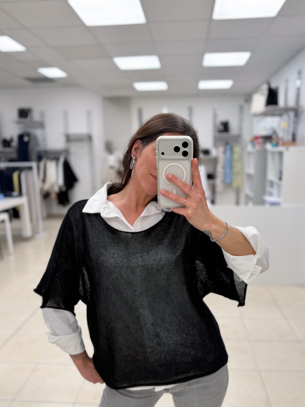T-shirt in filato