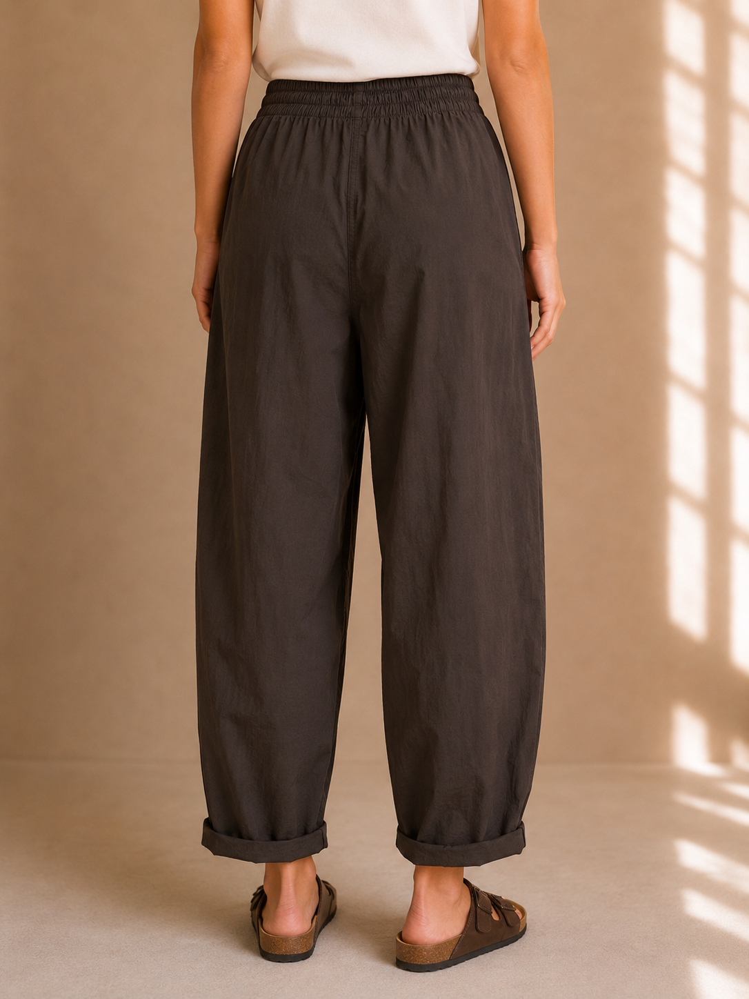 Pantalone oversize in cotone