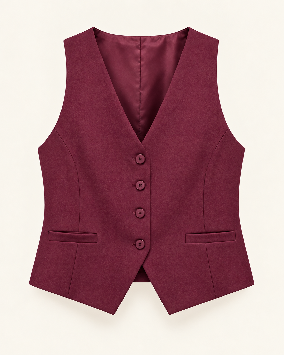 Gilet sartoriale con bottoni