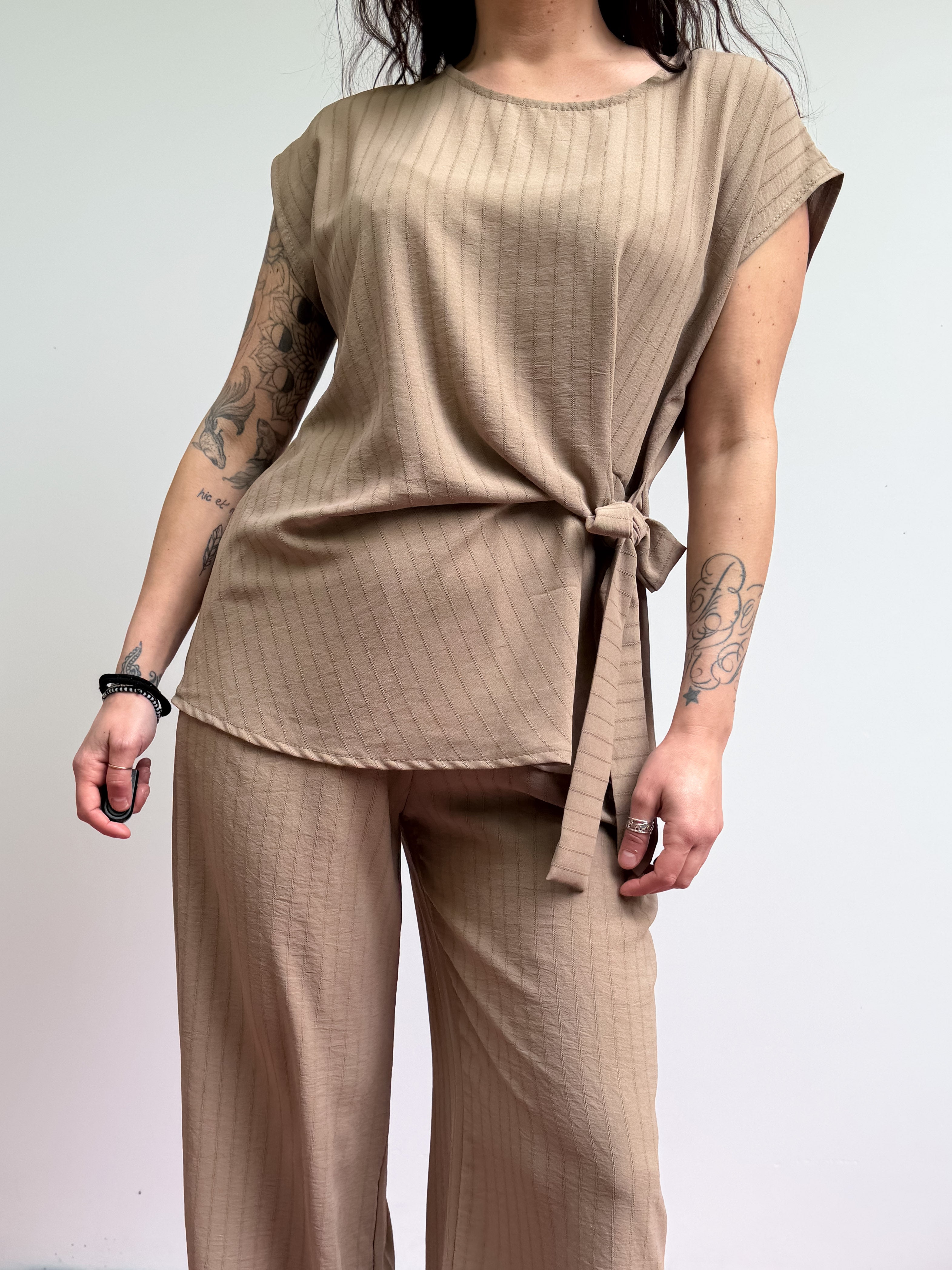 Completo blusa e pantapalazzo