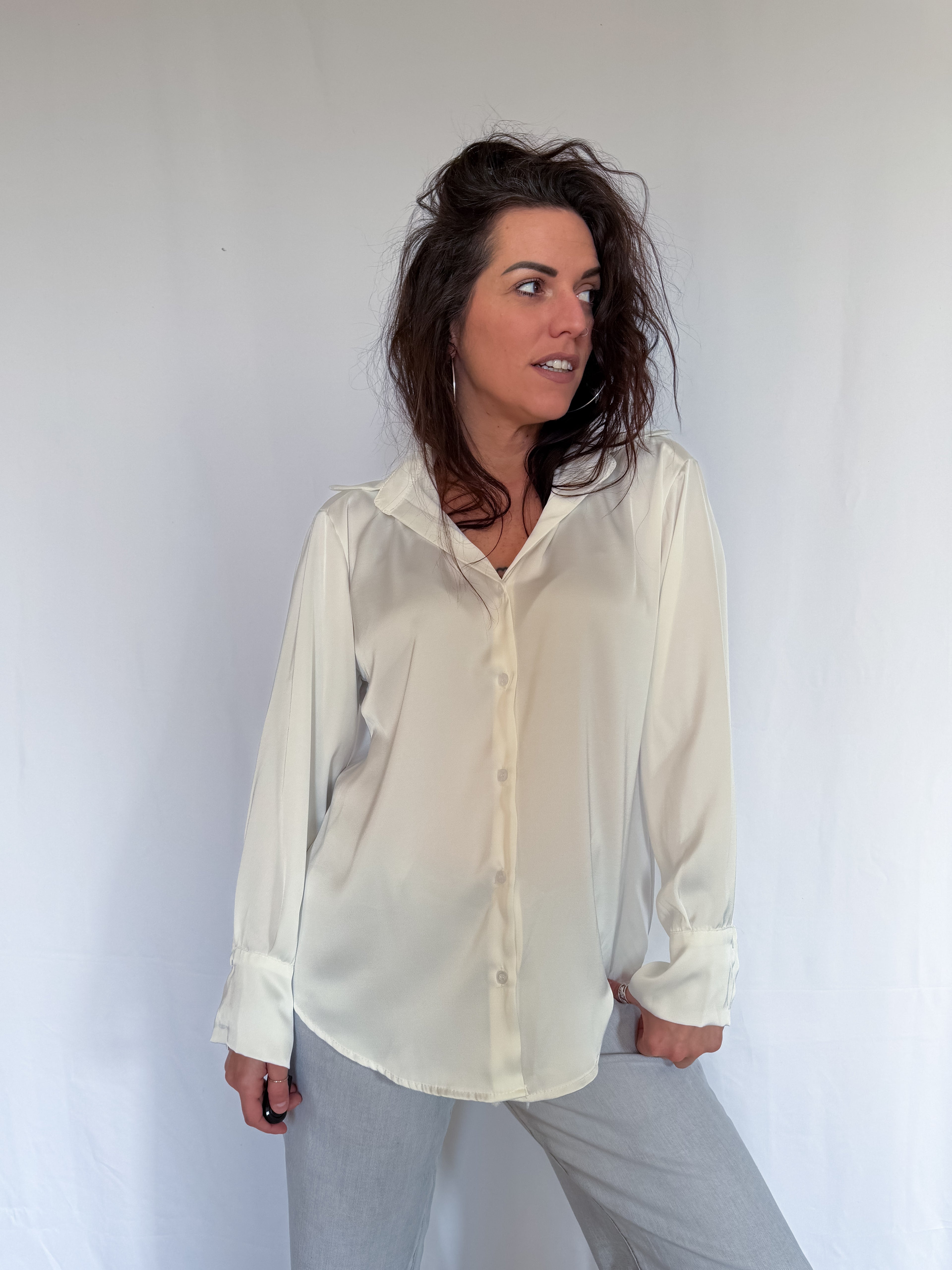 Camicia in satin