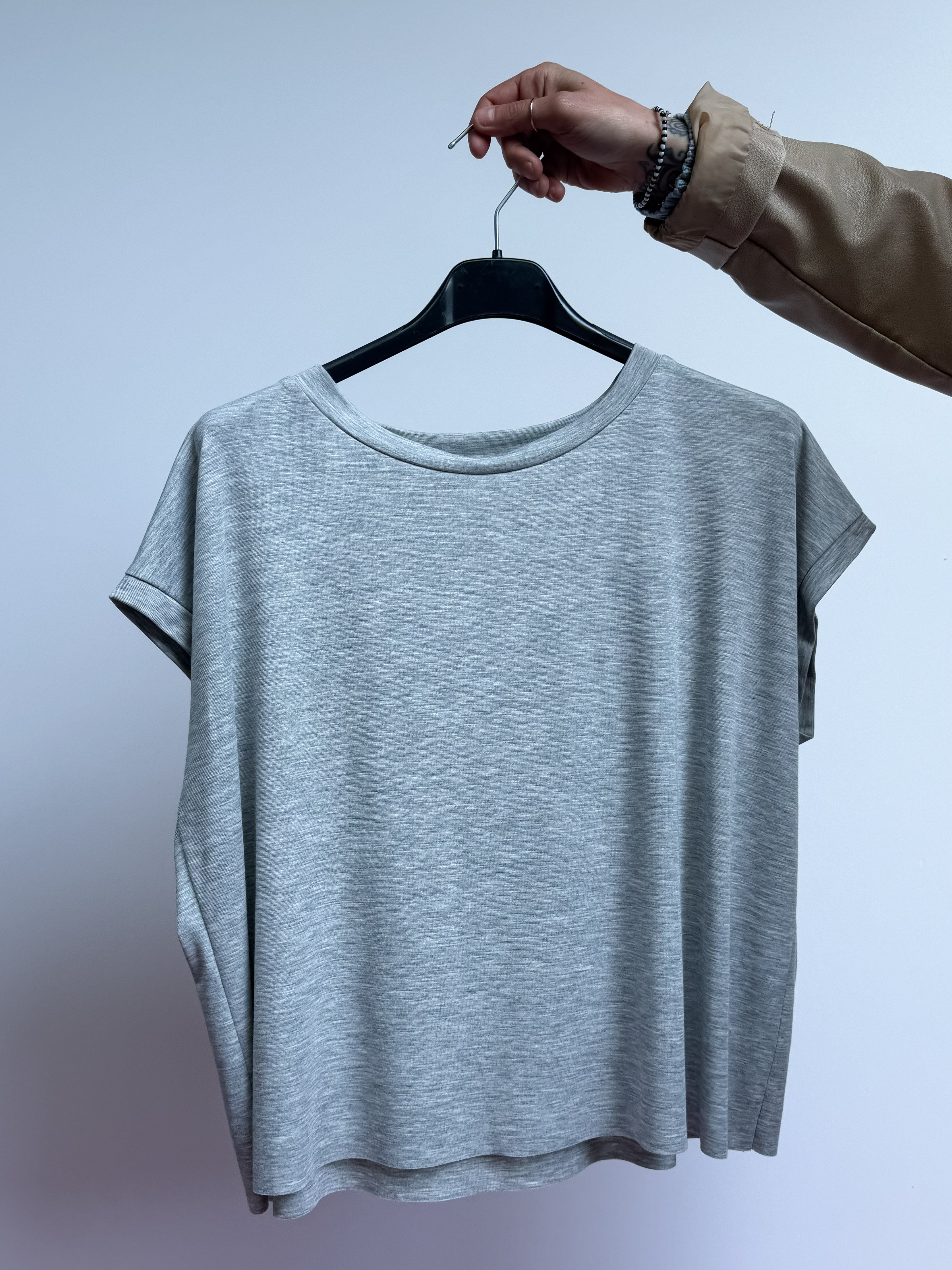 T-shirt basic misto viscosa