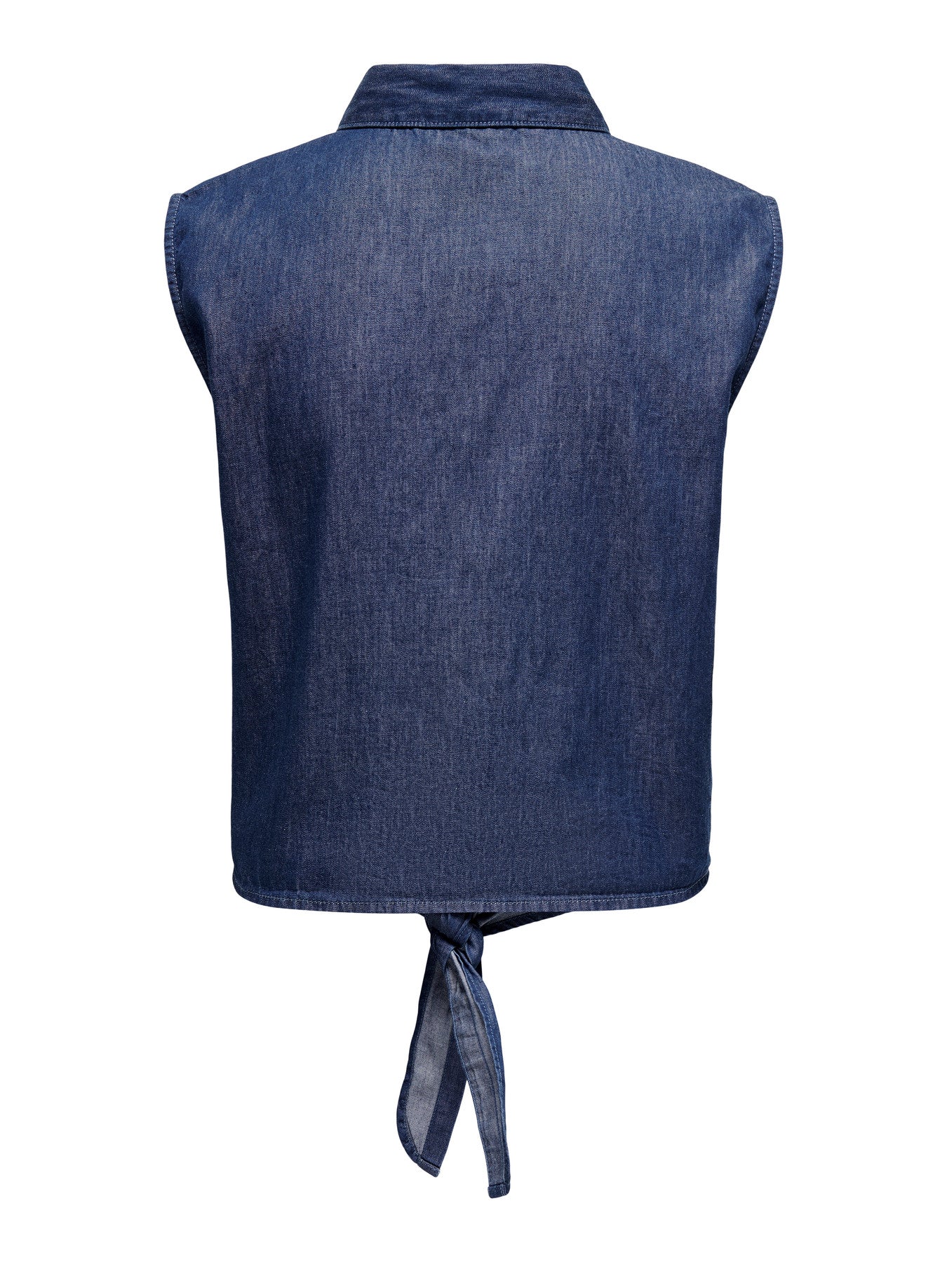 Camicia simil jeans smanicata