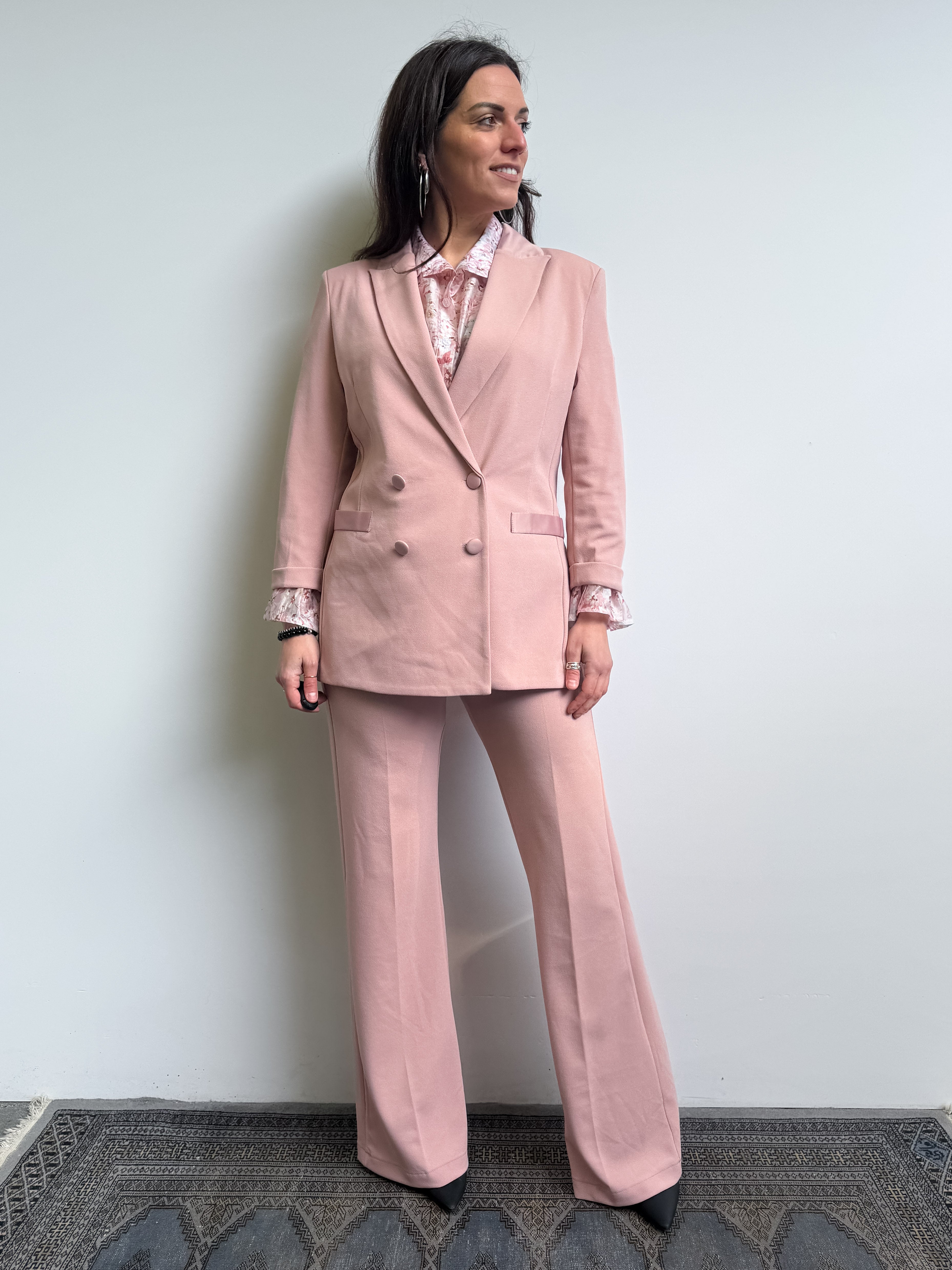 Giacca profili in raso