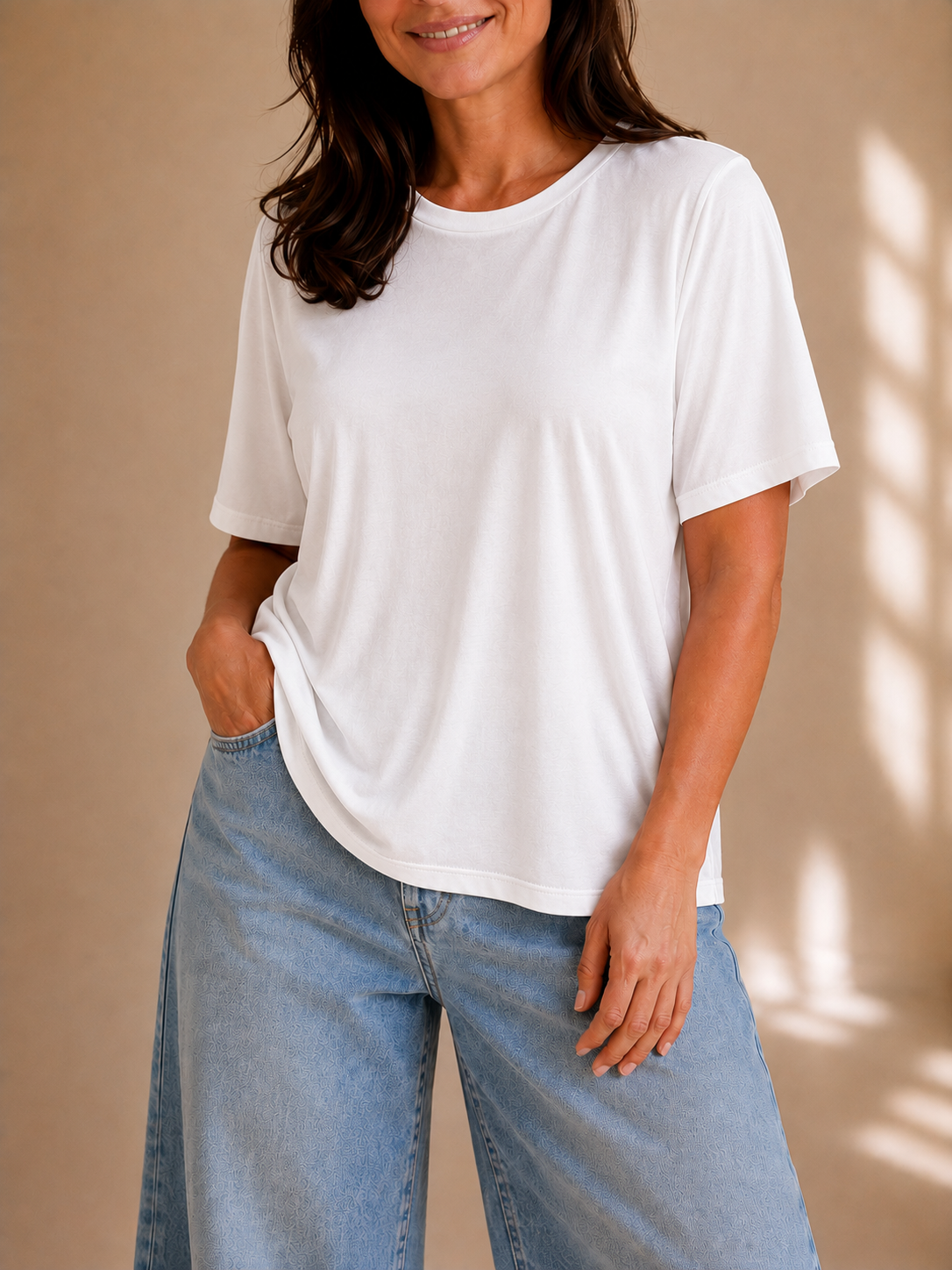 T-shirt basic soft oversize