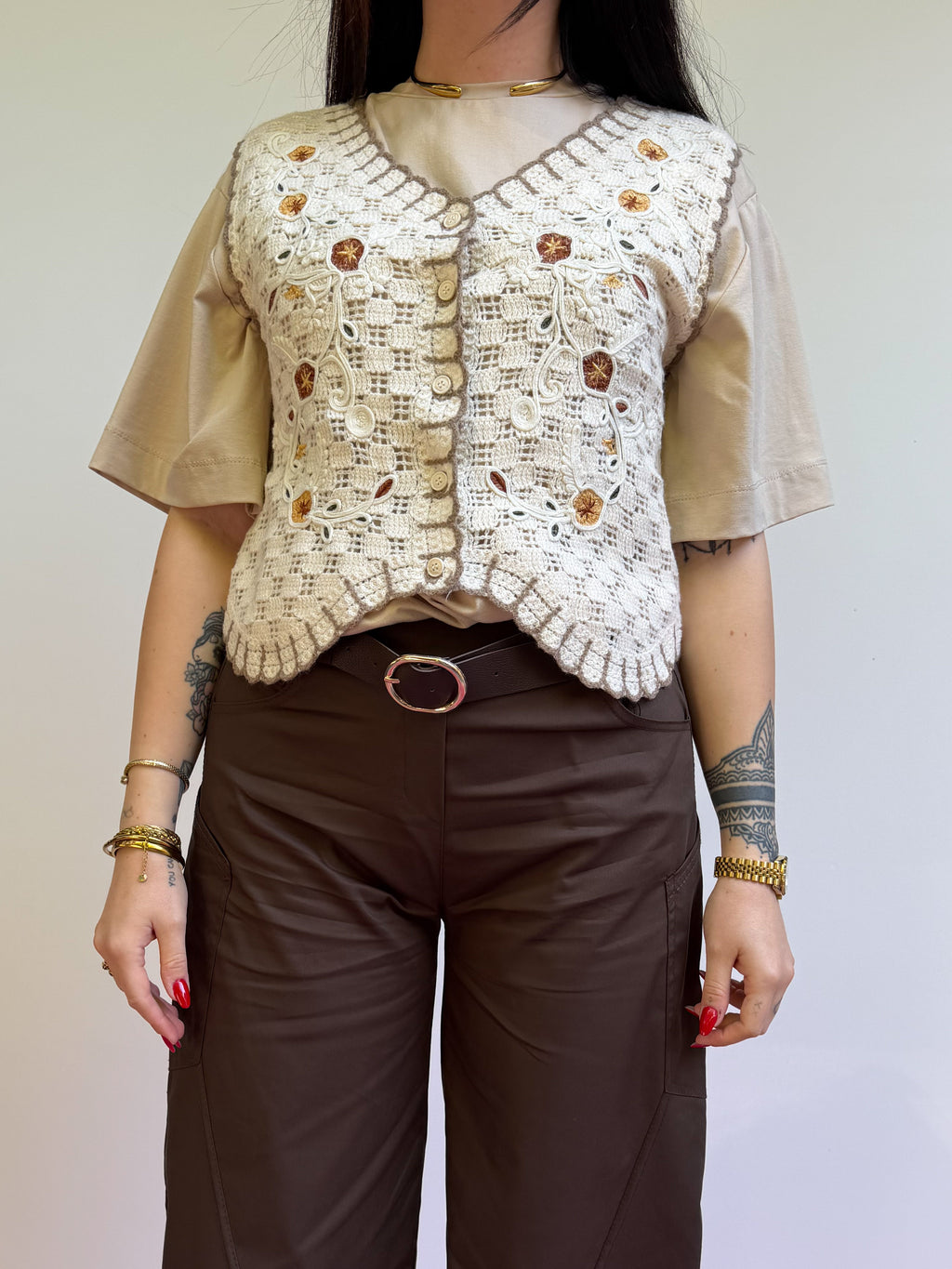Gilet crochet