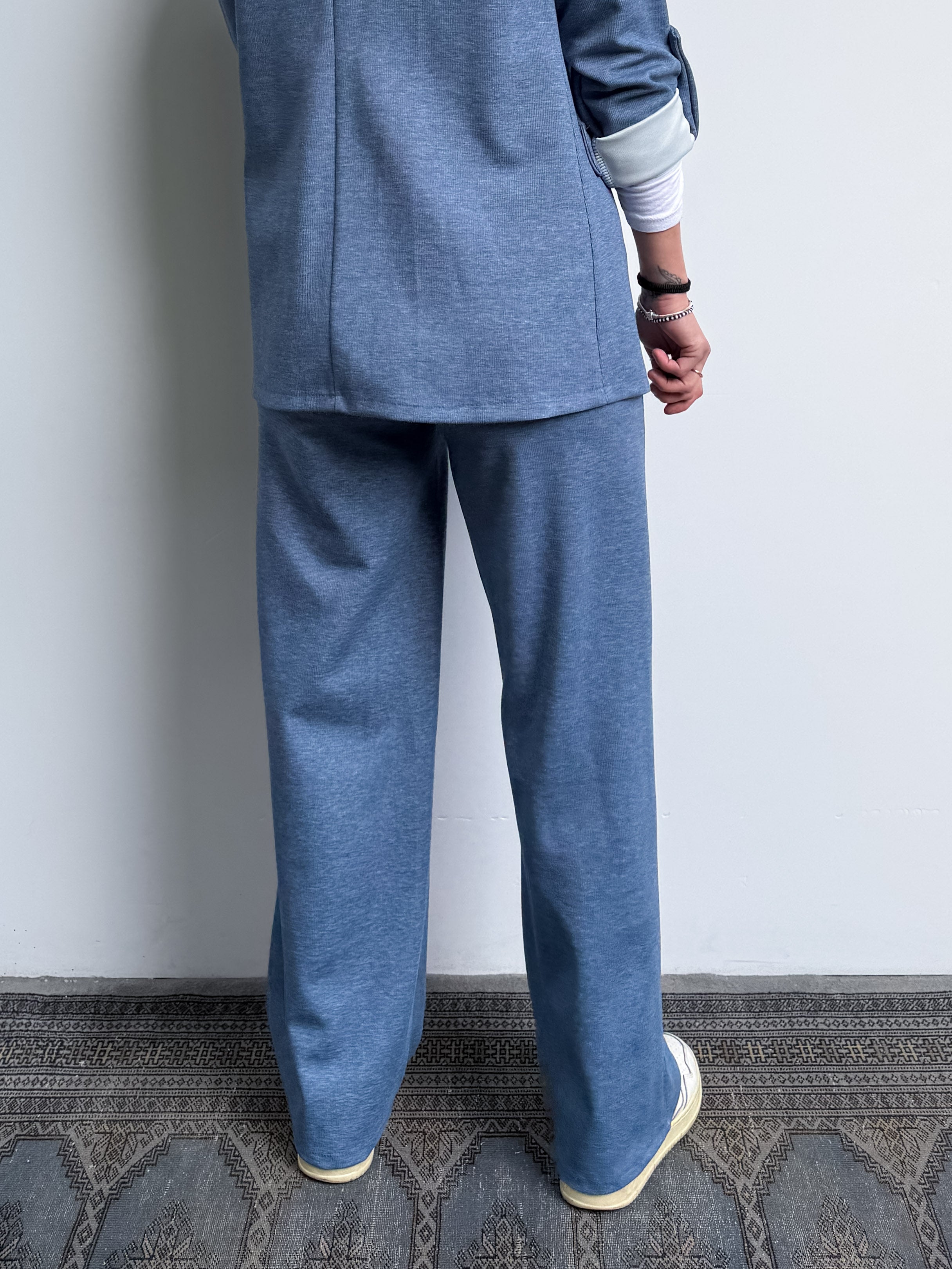 Pantalone a palazzo a costine