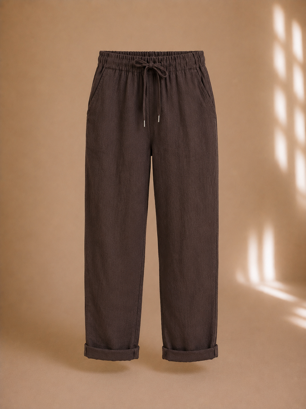 Pantalone in lino con coulisse