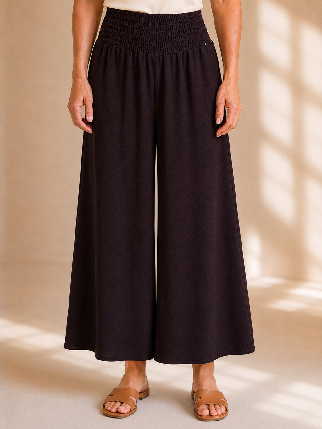 Pantalone ampio con elastico