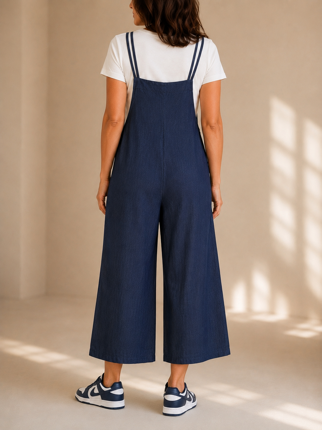 Salopette in denim morbido
