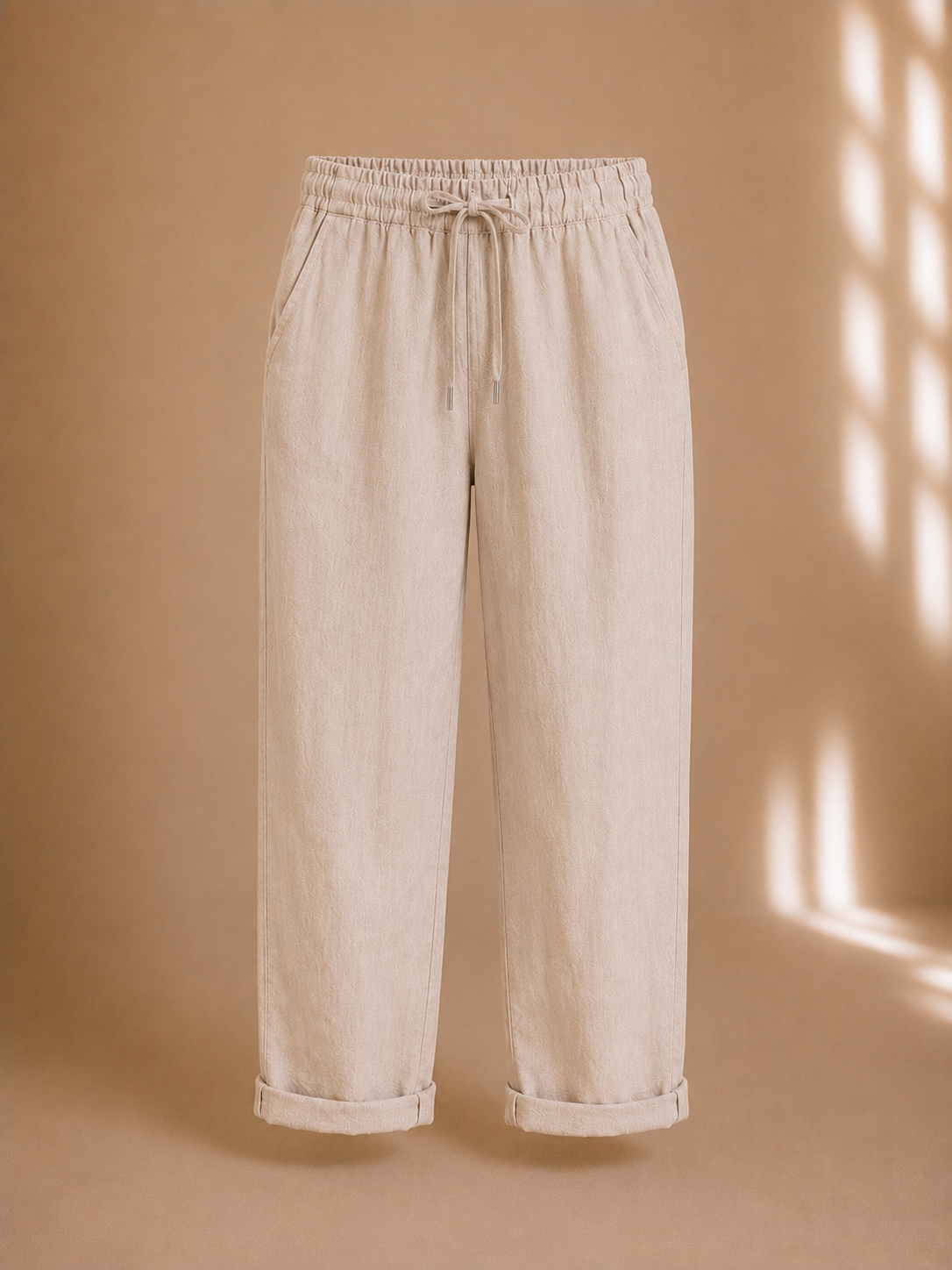 Pantalone in lino con coulisse
