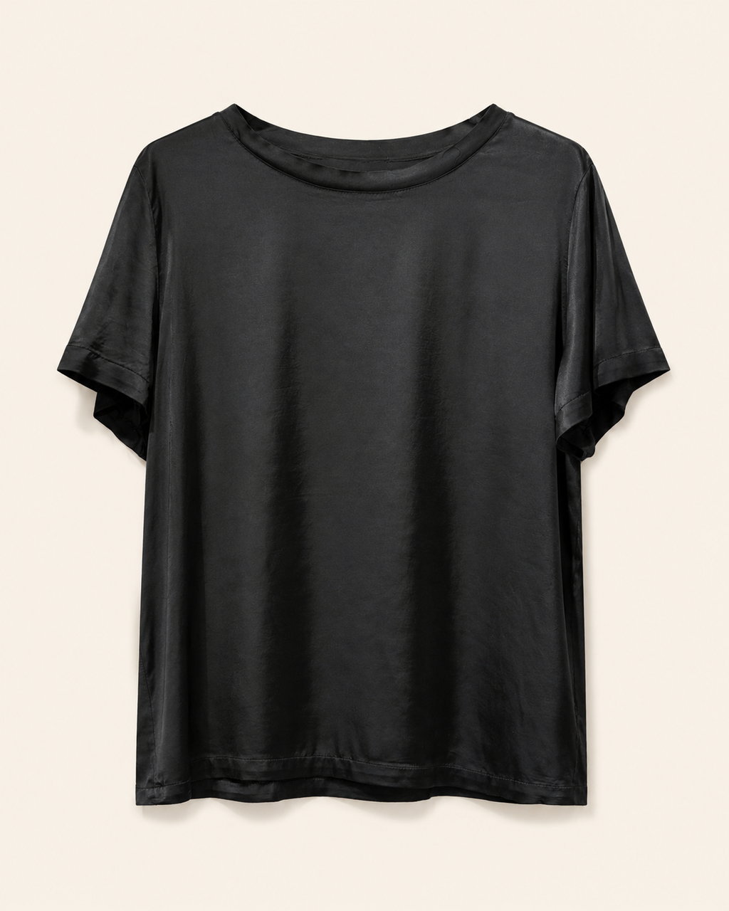 T-shirt in satin elasticizzata