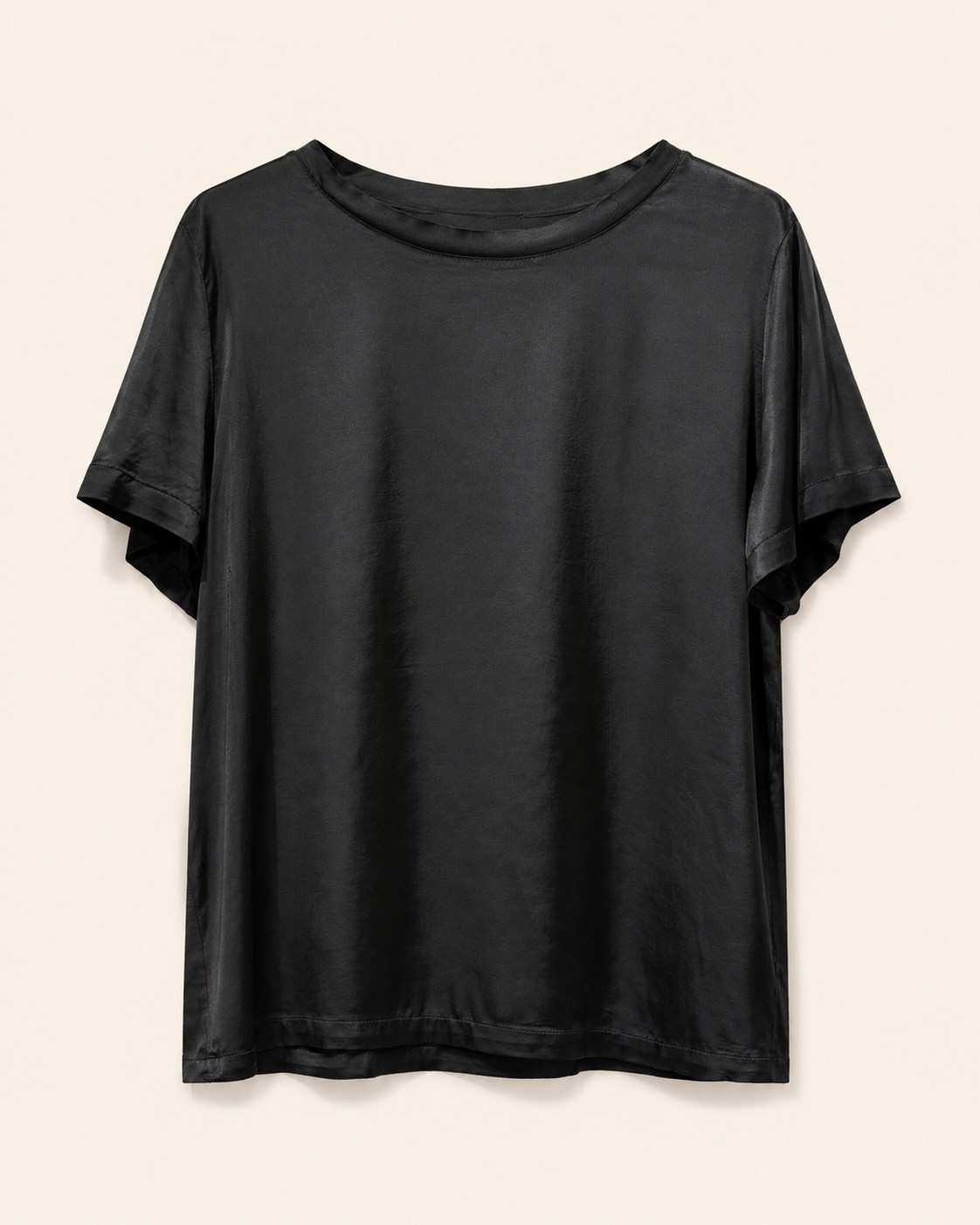 T-shirt in satin elasticizzata