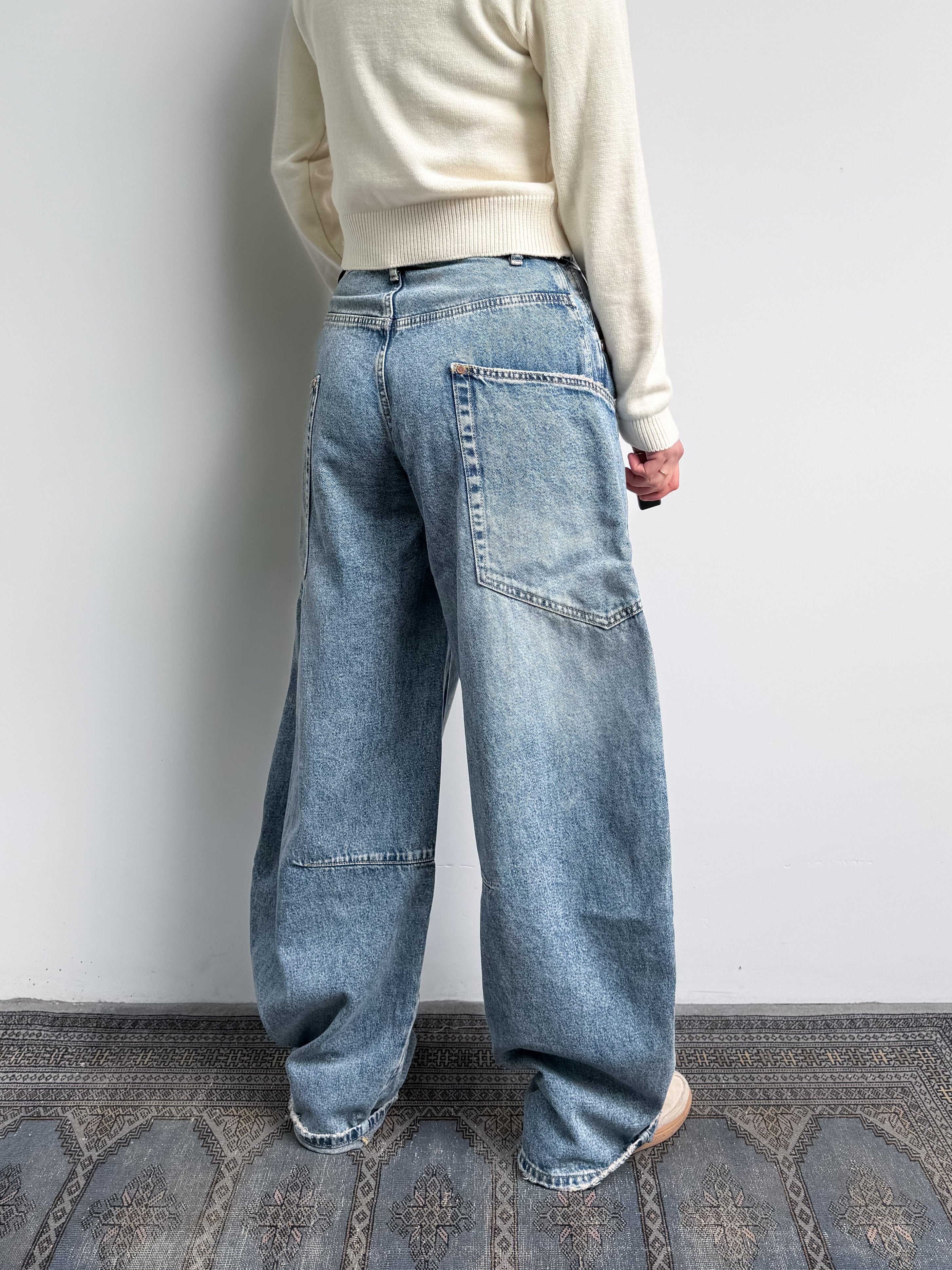 Jeans banana fit cargo